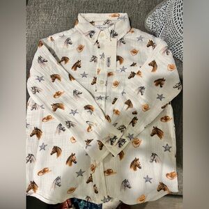 Janie and Jack button down 4T NWT